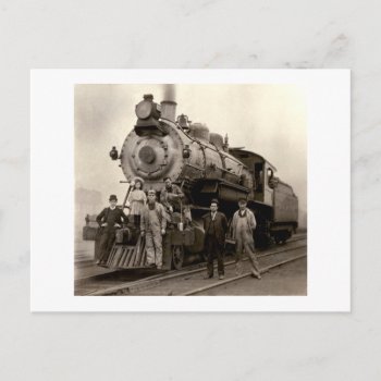 C. 1905 Railroad Train Postcard by historicimage at Zazzle