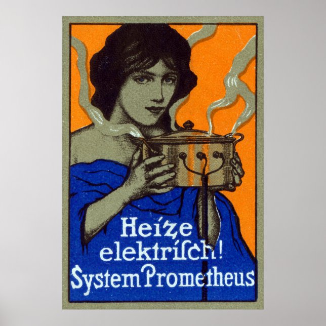 C. 1910 German Cooking Poster (Front)