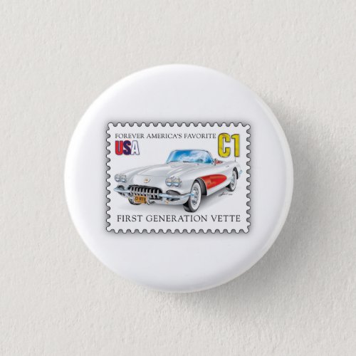 C_1 VETTE Stamp Design Button