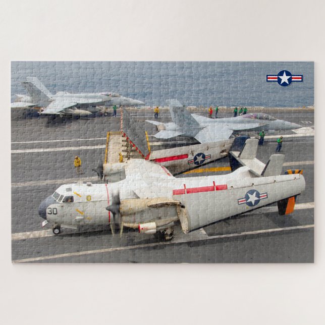 C-2A GREYHOUND (20x30 inches) Jigsaw Puzzle (Horizontal)