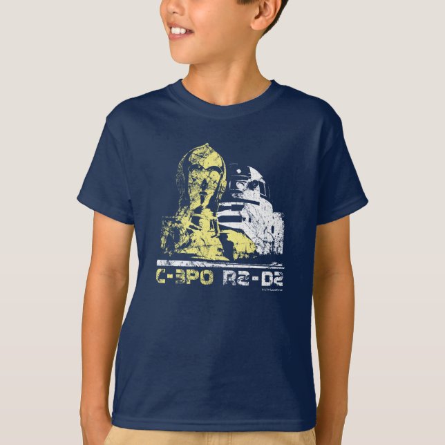 C-3PO & R2-D2 Vintage T-Shirt (Front)