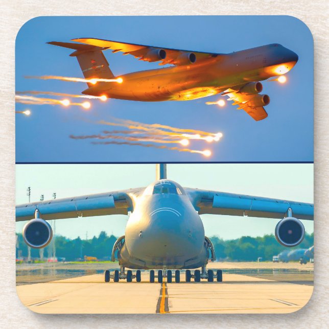 C-5 GALAXY BEVERAGE COASTER (Front)