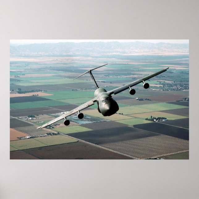 C-5B Galaxy Aircraft Poster (Front)