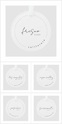 C A L I F O R N I A : ornaments
