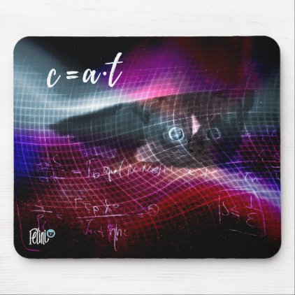 c=a*t - wormhole mouse pad by Felini