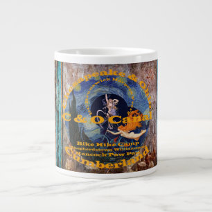 C and O Canal Great Allegheny Gap Cycling Bicycle  Giant Coffee Mug