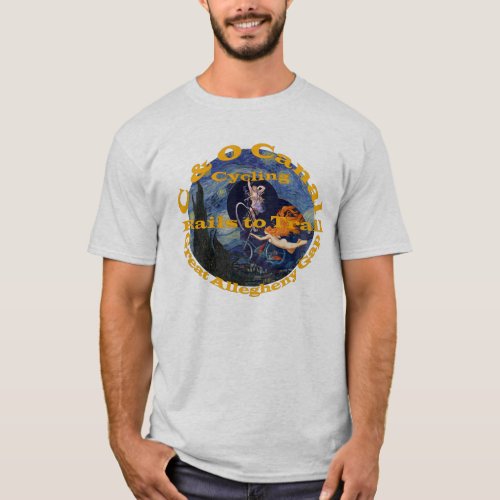 C and O Canal Great Allegheny Gap Cycling Bicycle  T_Shirt