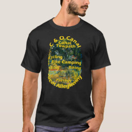 C and O Canal Towpath Great Allegheny Passage T-Shirt