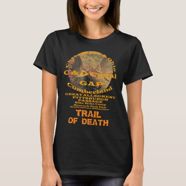 C and O Canal Towpath Great Allegheny Passage T-Shirt (Front)