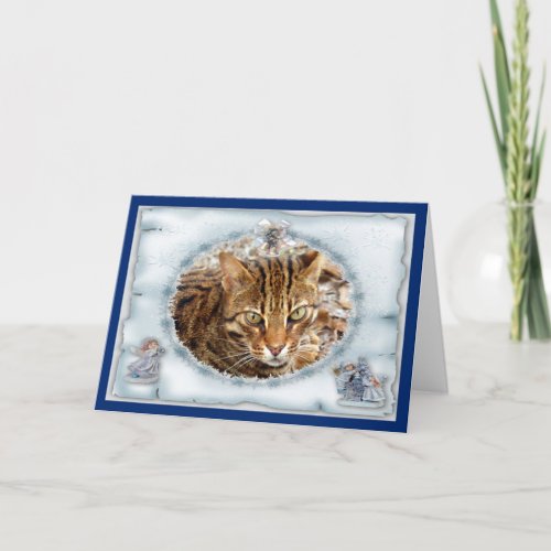 c_bengal_cat_9 holiday card