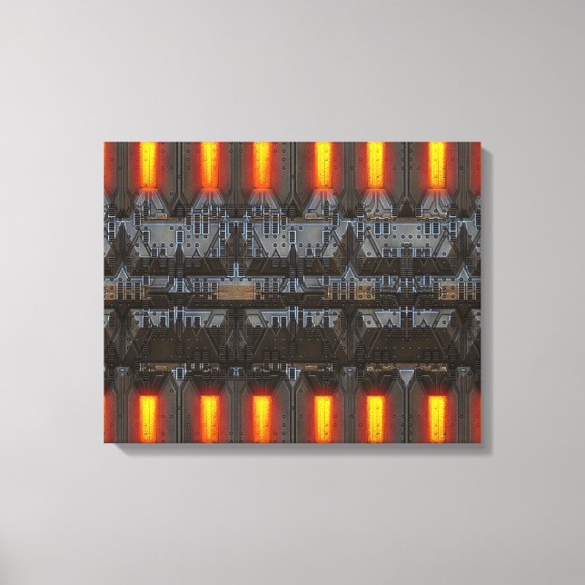 C.C. Tec.10 Wrapped Canvas Print (Front)