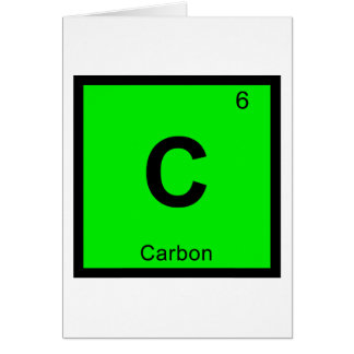 label carbon periodic table symbol