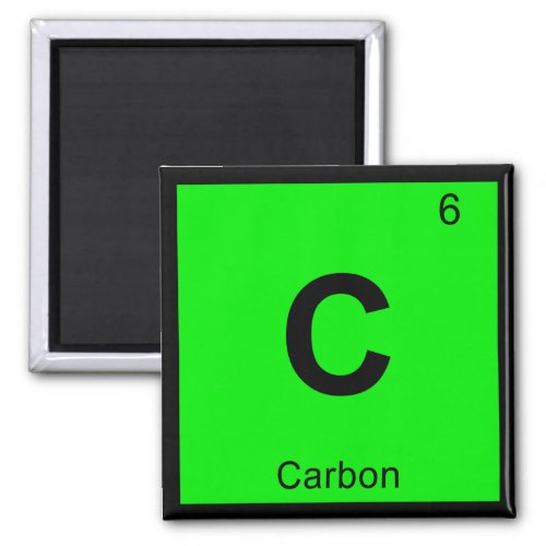 C _ Carbon Chemistry Periodic Table Symbol Magnet