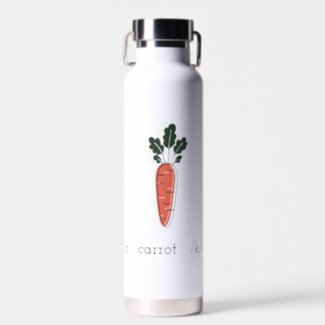 c carrot /k/ water bottle