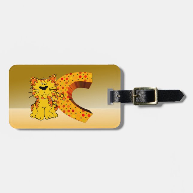 C-Cat Luggage Tag (Front Horizontal)