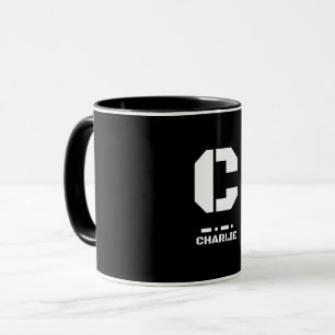 C (Charlie) NATO Phonetic Alphabet & Morse Code Mug