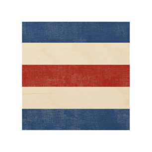 C Charlie Nautical Alphabet Signal Flag Wood Wall Art