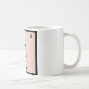C - Chicken Meat Chemistry Periodic Table Symbol Coffee Mug