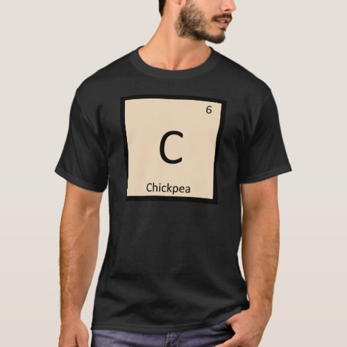 C _ Chickpea Chemistry Periodic Table Symbol T_Shirt