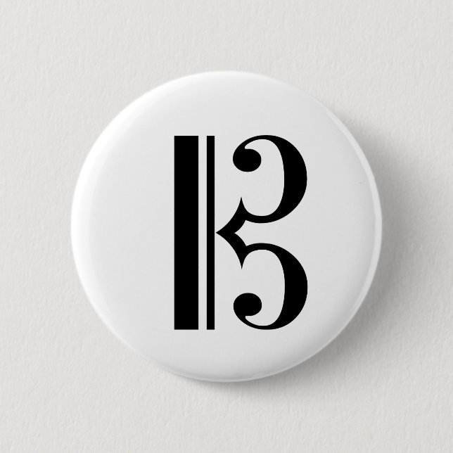 C-Clef Button (Front)