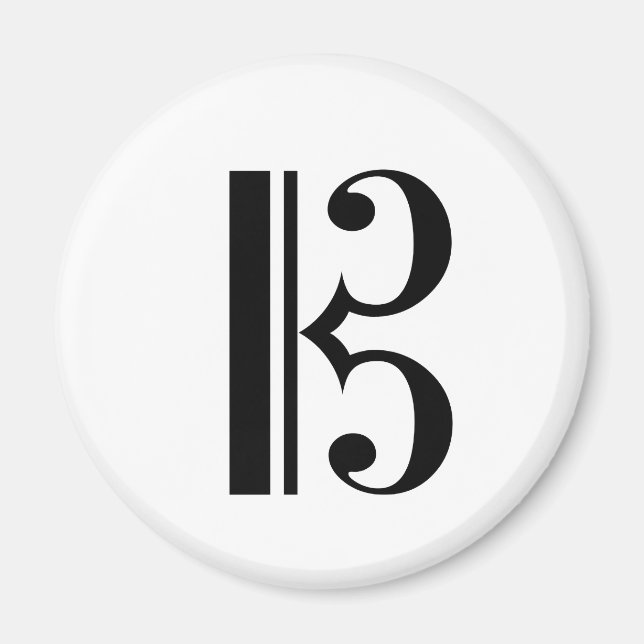 C-Clef Magnet (Front)