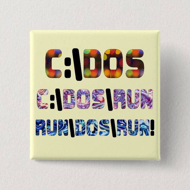 C:\DOS\RUN BUTTON (Front)