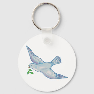 C - Dove of Peace Keychain