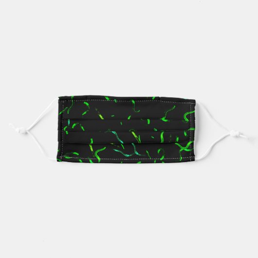 C. elegans mask (Front, Folded)