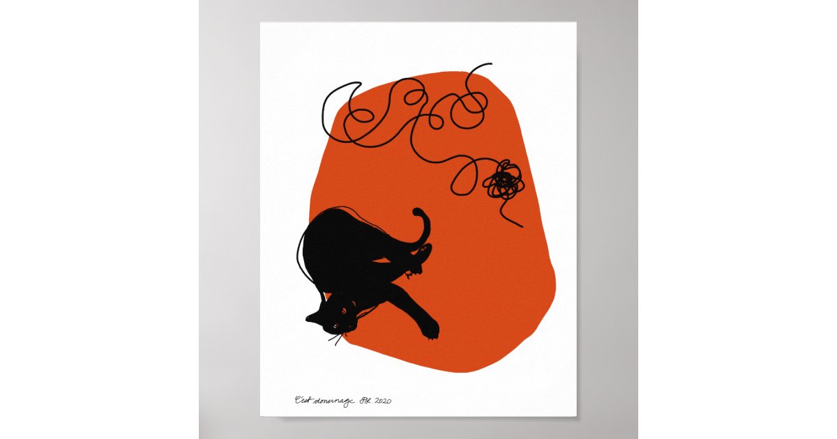 C’est Dommage (What A Shame) Poster Zazzle