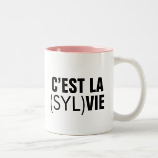 C’est la (Syl)Vie - C’est la Vie Two-Tone Coffee Mug