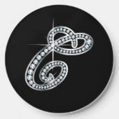 C Faux-"Diamond Bling"  Wireless Charger (Front)