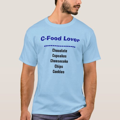 C_Food Lover Funny  Diet T_shirt