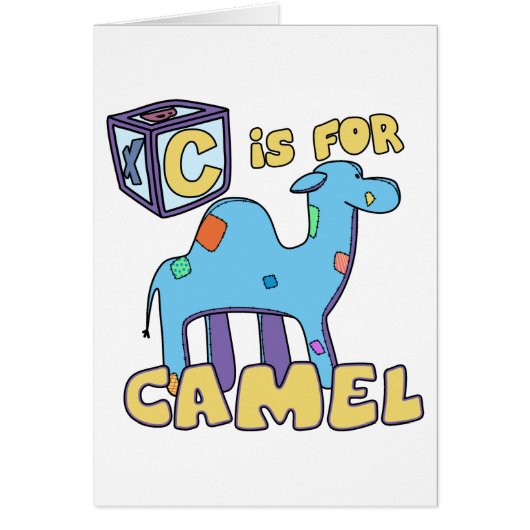 C is for Camel Card (Front)