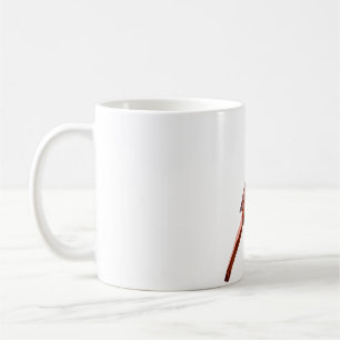 C is for Cardinal Bird Coffee Mug