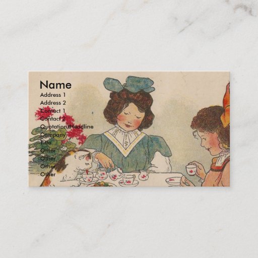 Customizable C is For Cat Business Card