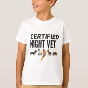 C is for Certified Night Vet T-Shirt