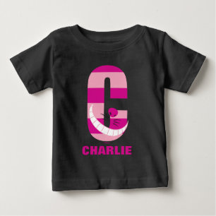 C is for Cheshire Cat Add Your Name Baby T-Shirt