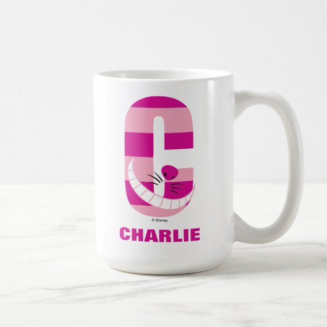 C is for Cheshire Cat | Add Your Name Coffee Mug (Right)
