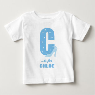 C is for Cinderella Add Your Name 2 Baby T-Shirt