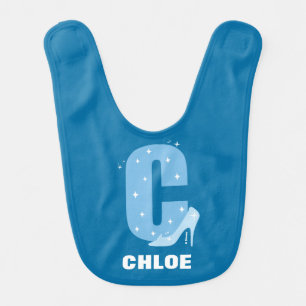 C is for Cinderella Add Your Name Baby Bib