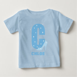 C is for Cinderella Add Your Name Baby T-Shirt