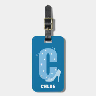 C is for Cinderella Add Your Name Luggage Tag