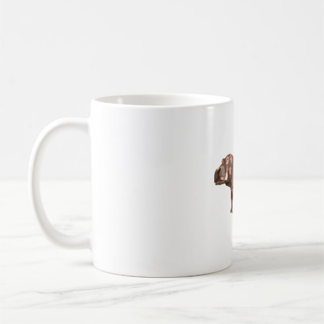 C is for Common Hippo Coffee Mug (Left)