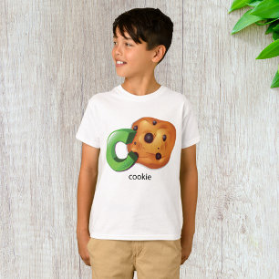C is for Cookie Alphabet Letter Chocolate Chip T-Shirt