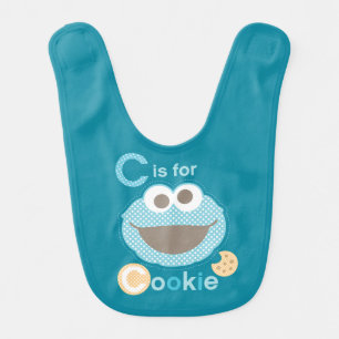 C is for Cookie Baby Bib