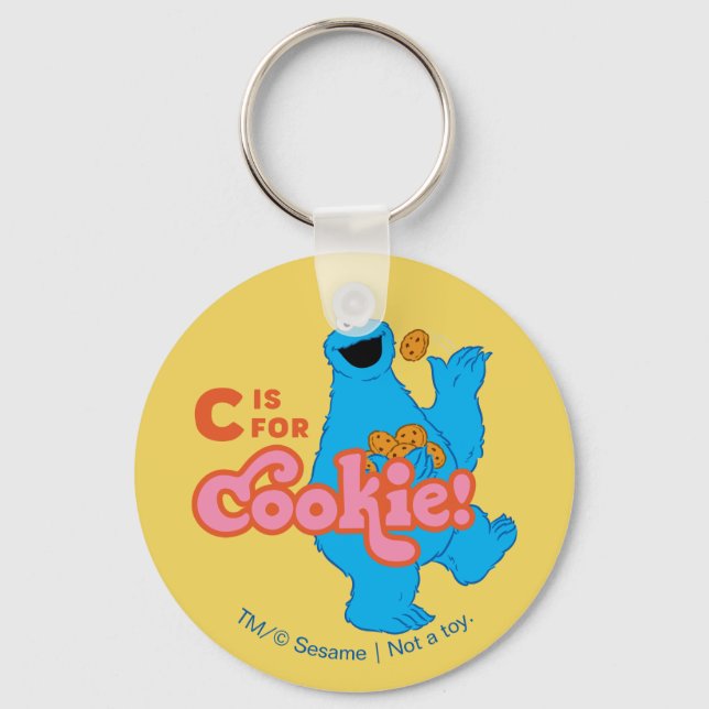 C is for Cookie Keychain (Front)