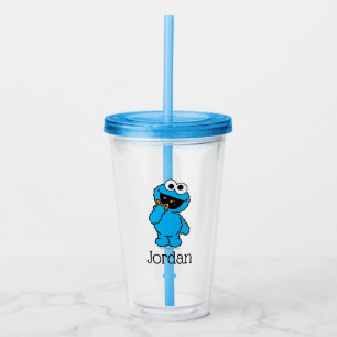 C is for Cookie Monster Add Your Name Acrylic Tumbler