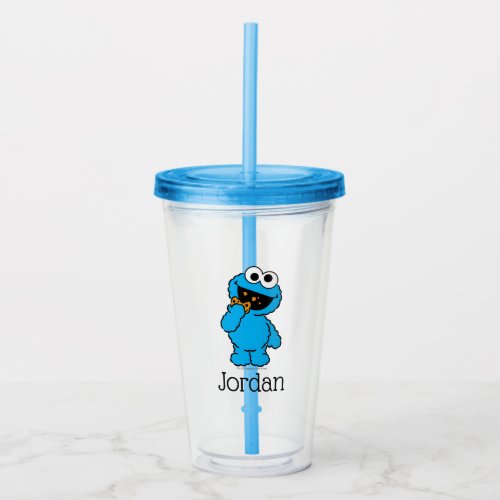 C is for Cookie Monster  Add Your Name Acrylic Tumbler