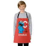C is for Cookie Monster | Add Your Name Apron C is for Cookie Monster | Add Your Name Apron