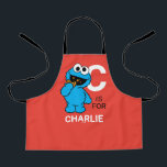 C is for Cookie Monster | Add Your Name Apron<br><div class="desc">Personalize this fun Cookie Monster design by adding your name and first letter.  © 2021 Sesame Workshop. www.sesamestreet.org</div>